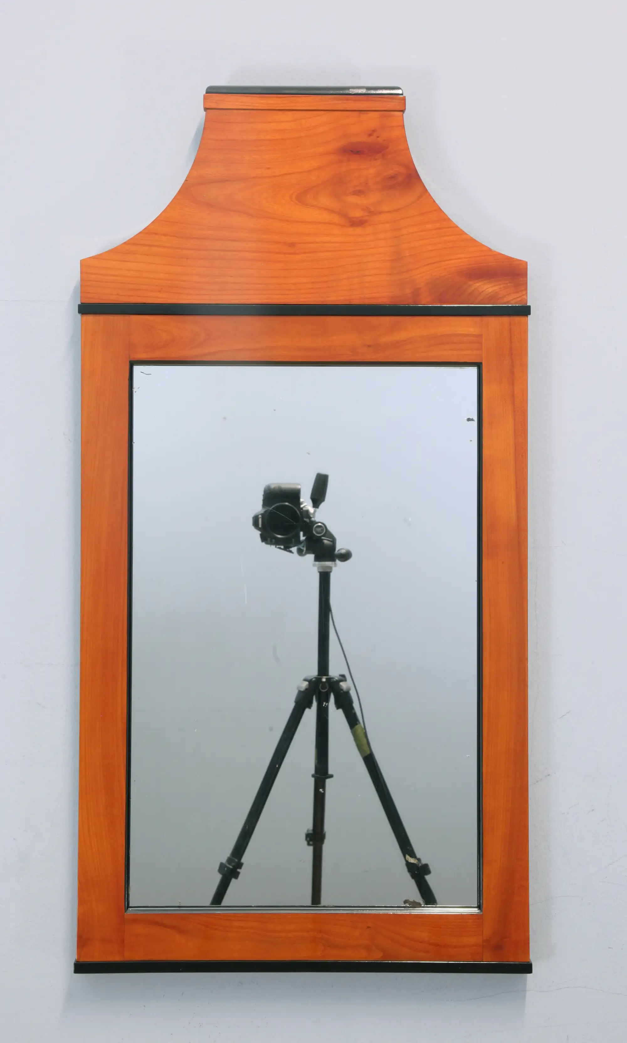 Neo-Biedermeier Spiegel aus Kirsche von 1900