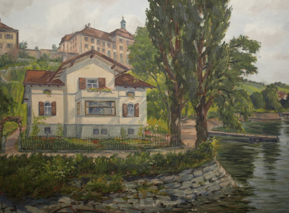 Bodensee Gemälde von Karl Kellermann