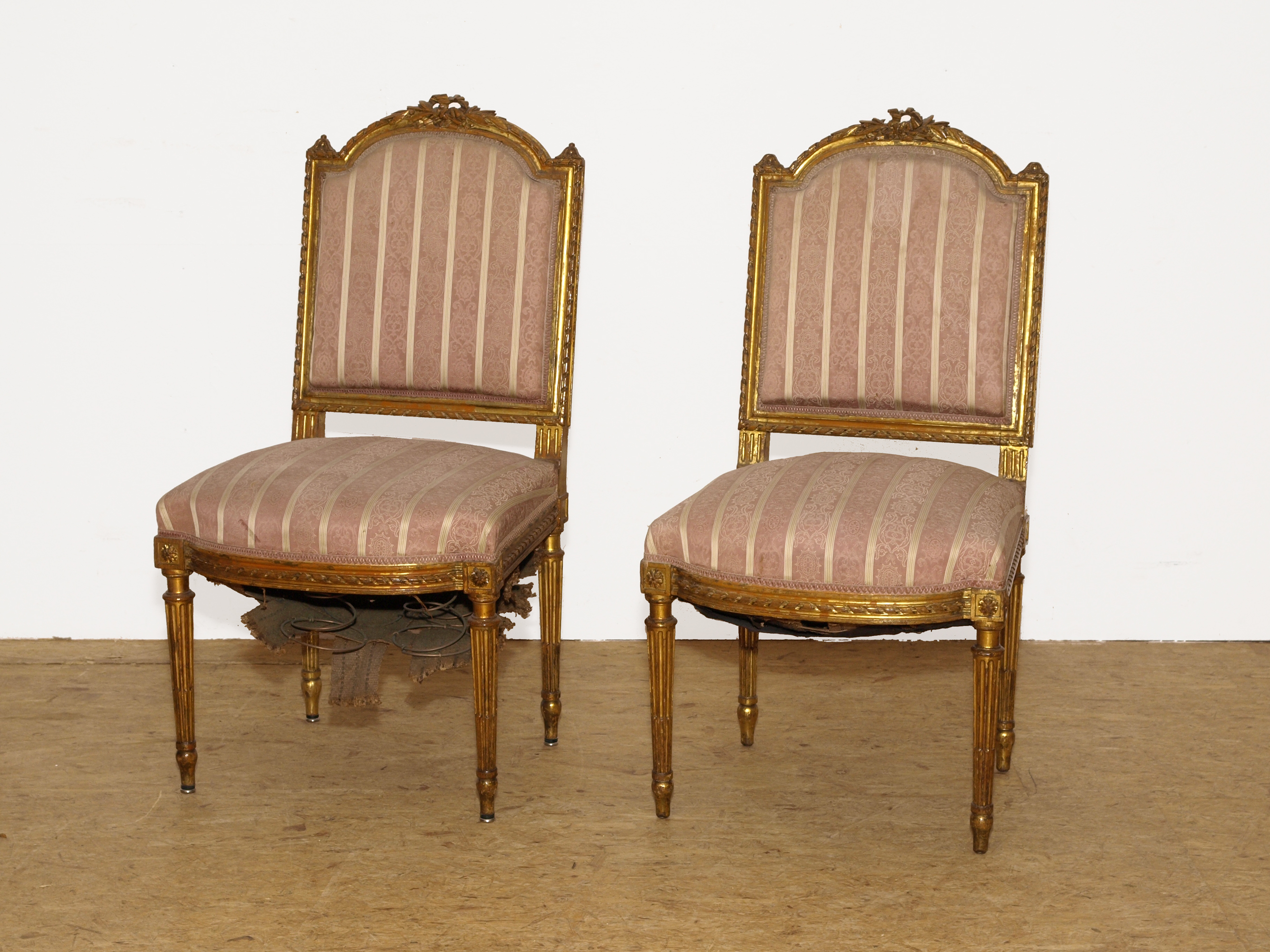Paar Stühle, Louis Seize um 1900