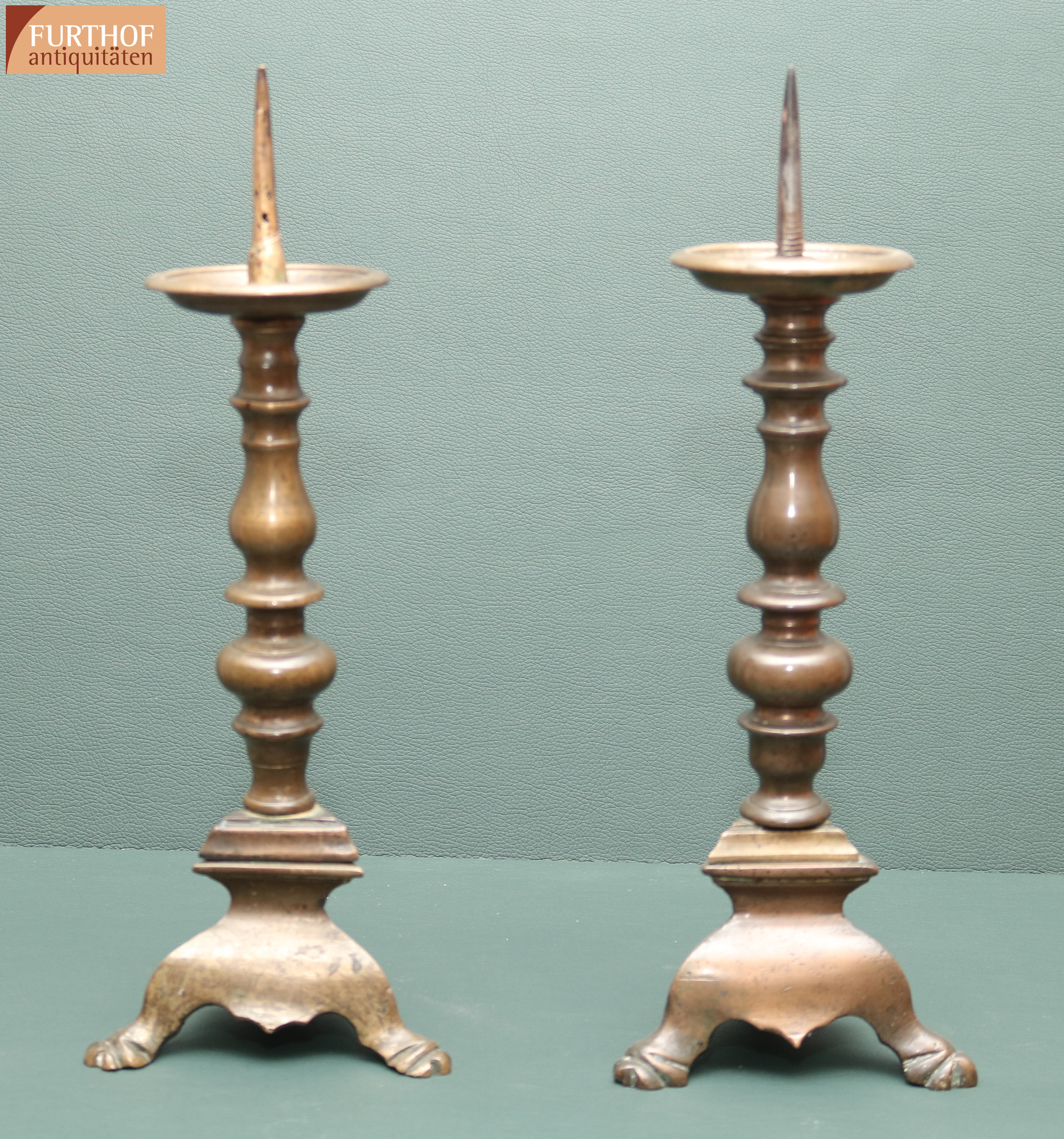Paar Kerzenleuchter, Barock um 1700