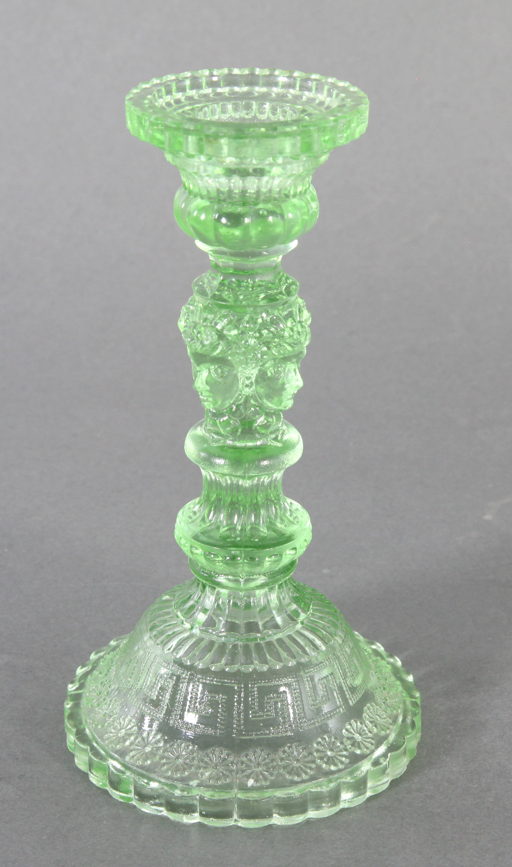 Kerzenleuchter aus Glas, Neoklassizistisch um 1900