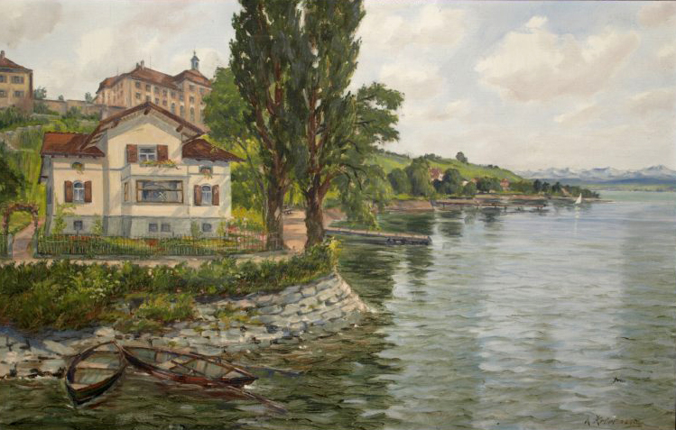 Bodensee Gemälde von Karl Kellermann