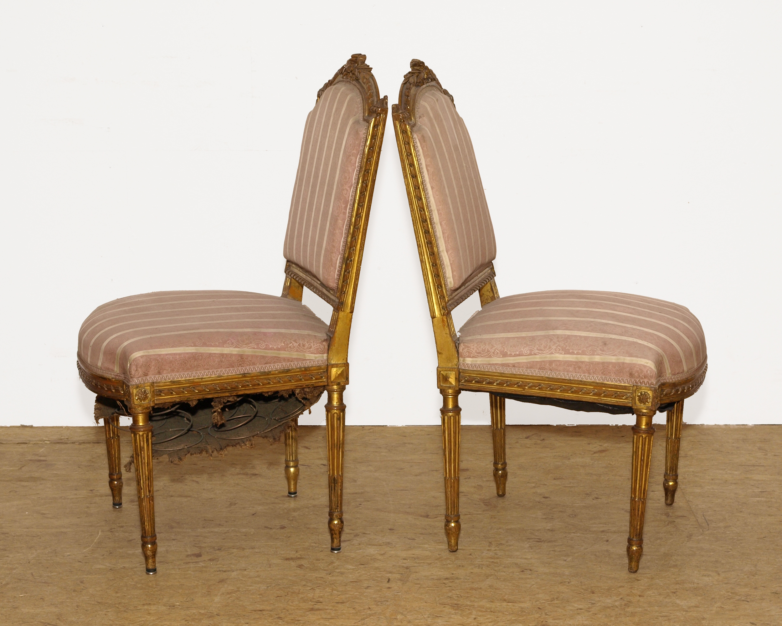 Paar Stühle, Louis Seize um 1900