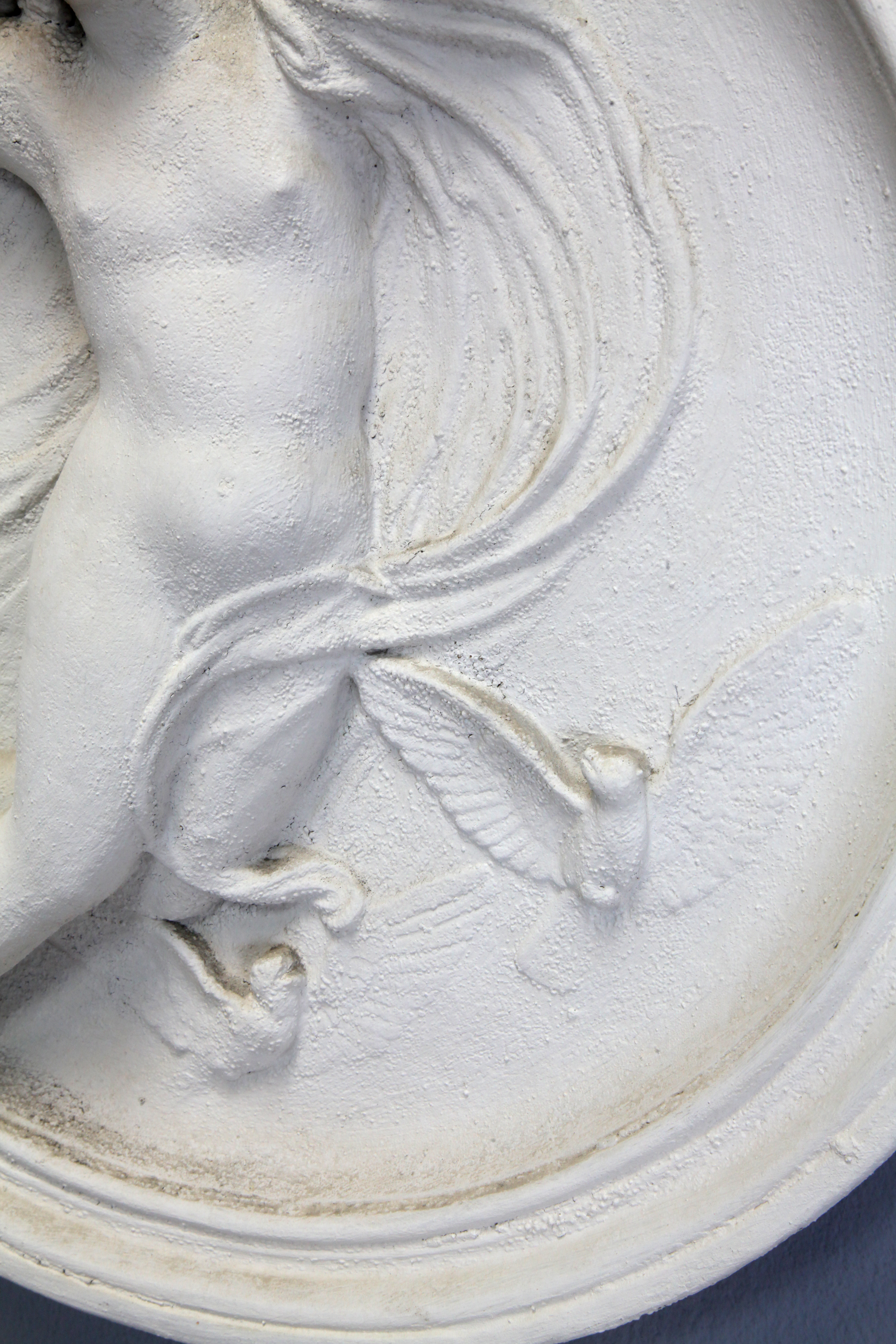 2 Terrakotta Reliefs mit Engel, sign. P. Vogel, datiert 1892