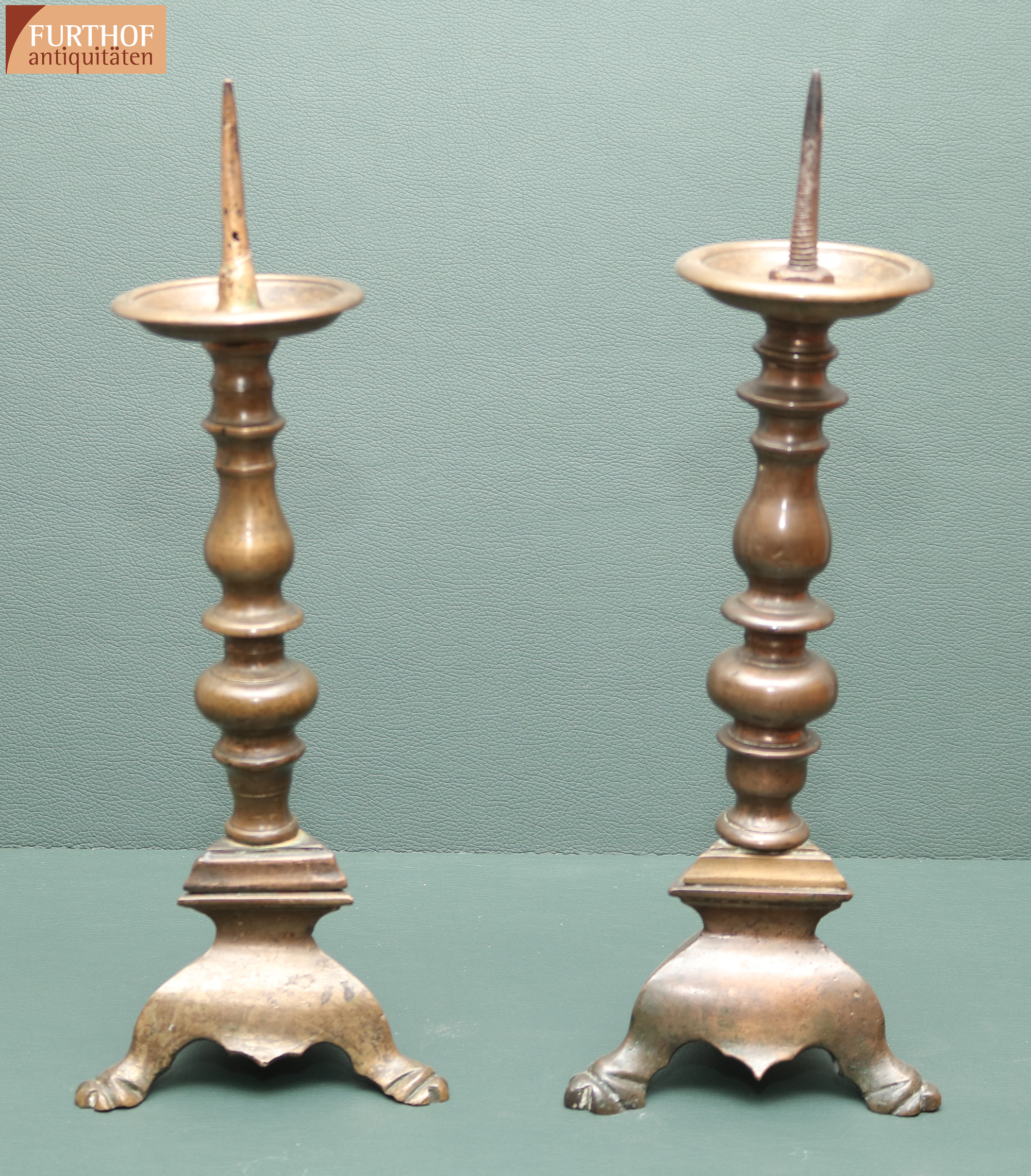 Paar Kerzenleuchter, Barock um 1700